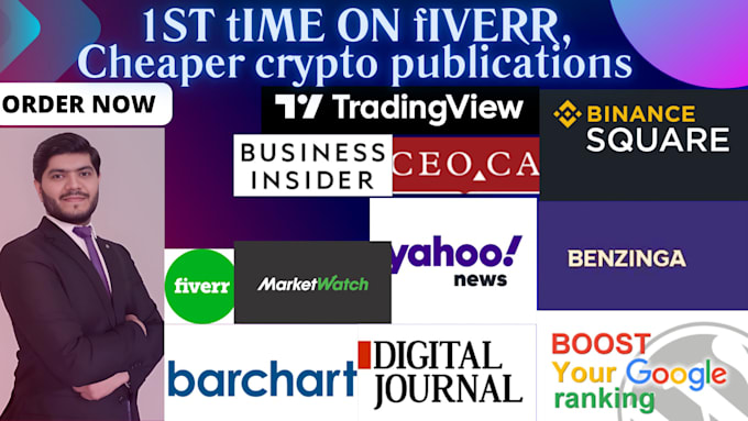 publish your article on binance and high credible medias