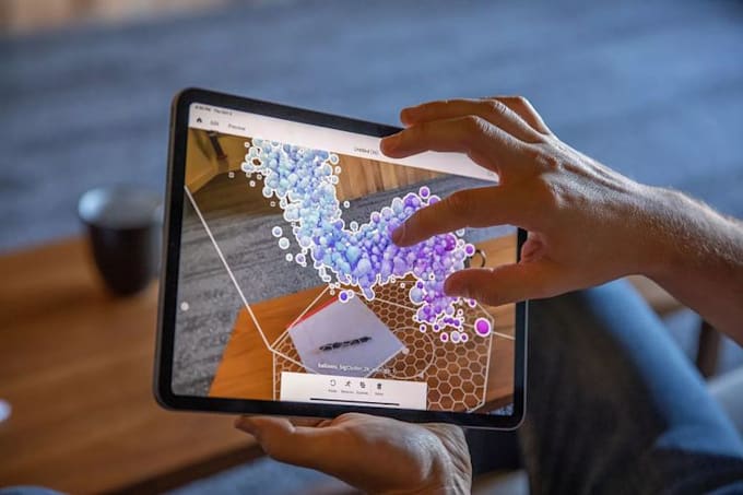 make custom augmented reality app, lidar based 3d navigation app, virtual try on