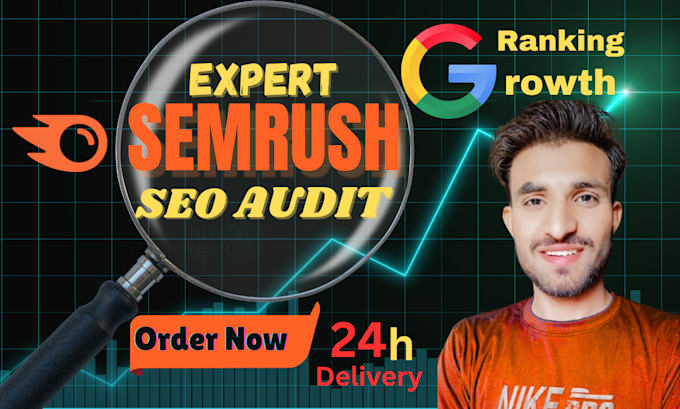 provide a semrush audit with a detailed report using ai