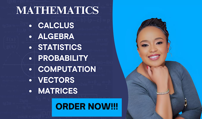handle mathematical on computation, algebra, matrix, vectors calculus statistics