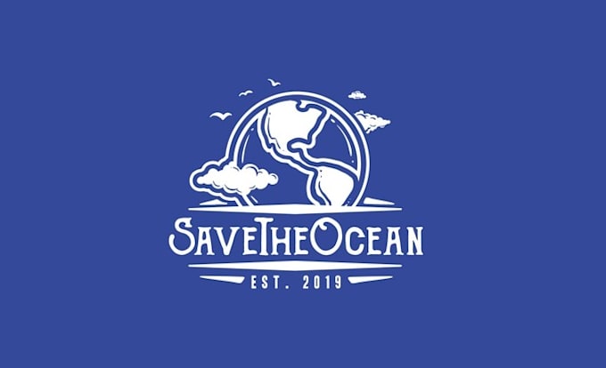 make remarkable creative a catchy logo for save the ocean