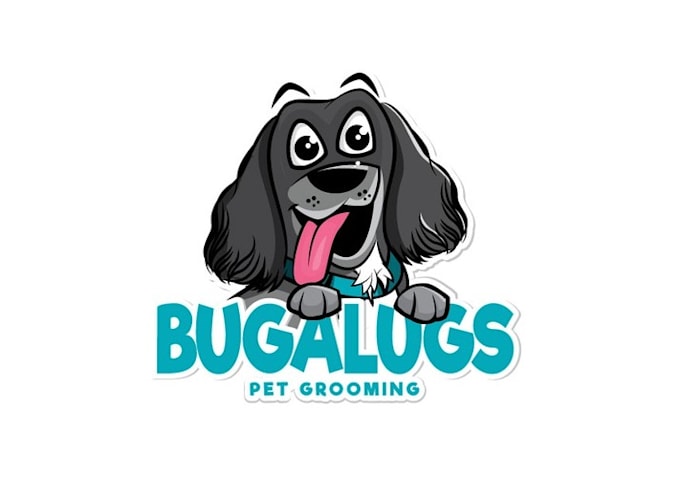 design pet grooming fun logo for bugalugs dog shampoo