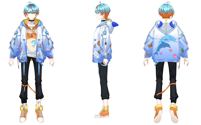 craft custom live2d models with expert rigging for vtubers