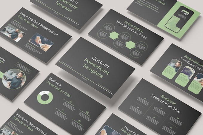 Create custom powerpoint template presentation by Noumandogar1 Fiverr