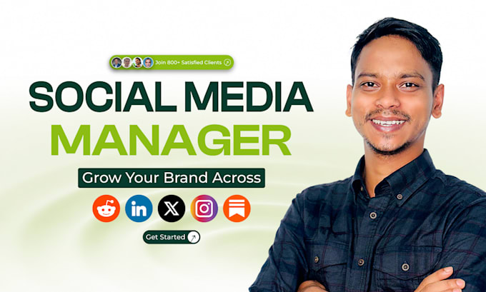 be your social media marketing manager