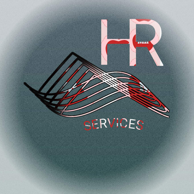 design abstract 360 HR logo