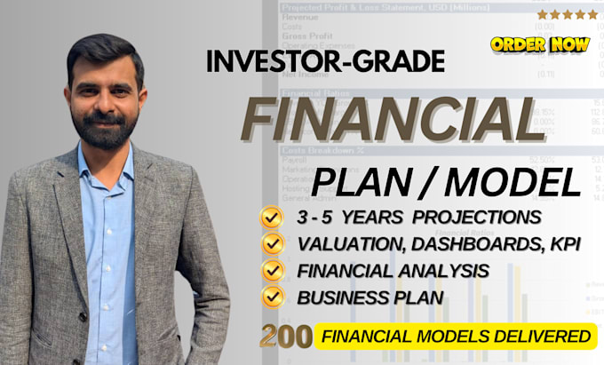 create investor grade financial model or plan