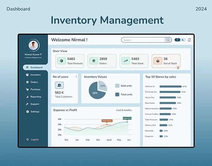 ai inventory management app, supply chain app, logistics, supply chain software