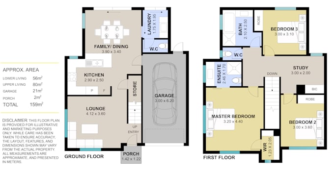 draw floorplan and siteplan for real estate agent
