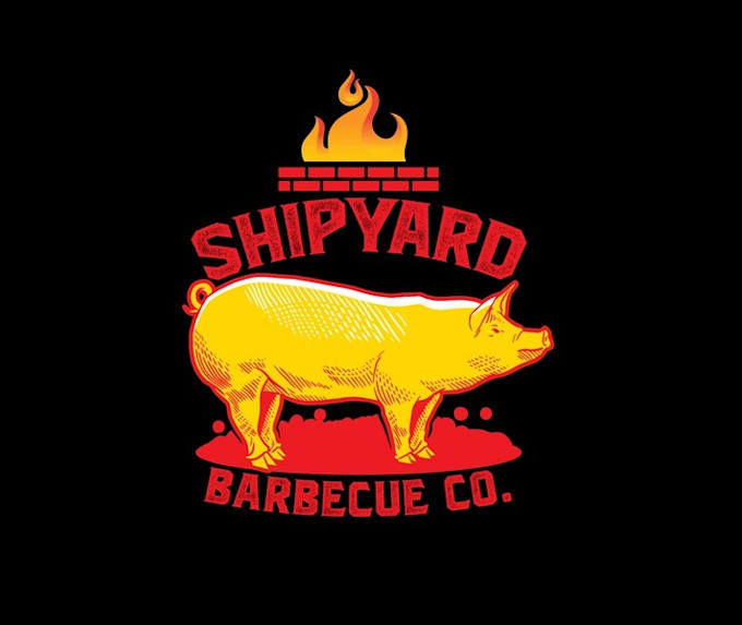 do motivation new restaurant logo for the shipyard barbecue