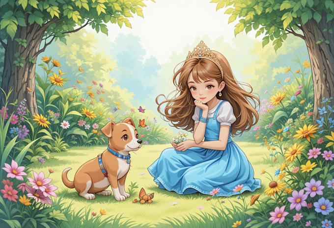 draw disney pet portrait