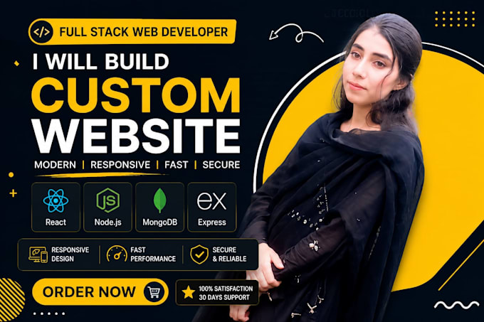Build a modern responsive full stack website using react node and ...