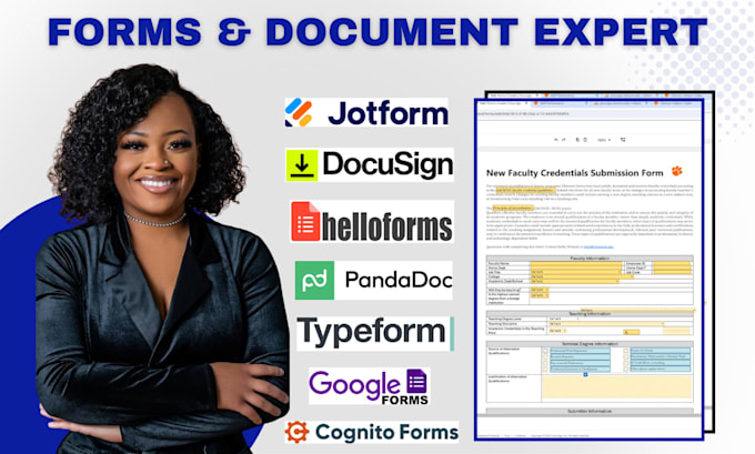 design docusign jotform pandadoc typeform cognito forms google forms helloforms