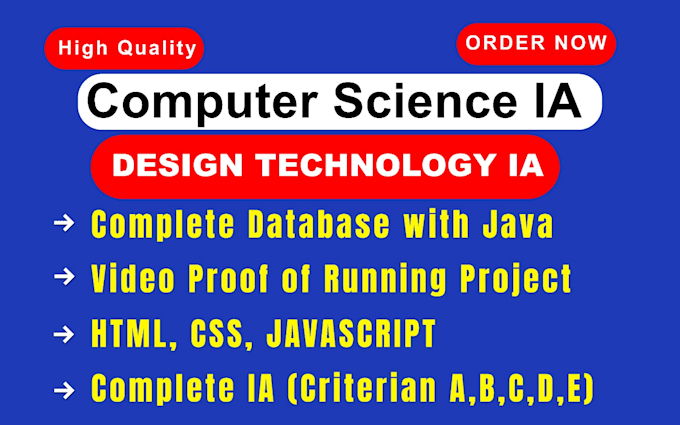 do urgent design technology ia and ib computer science ia, cs ia, dt ia