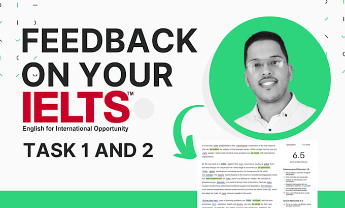 review and correct your ielts writing task 1 and 2