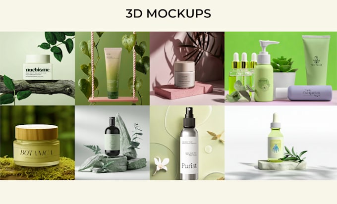 design realistic 3d product rendering mockup designs for amazon shopify