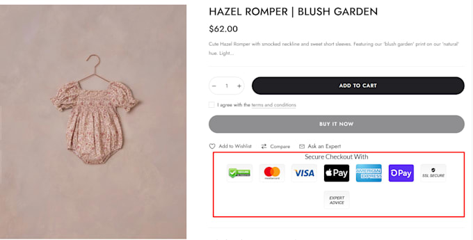 add payment icons and trust badges in shopify store