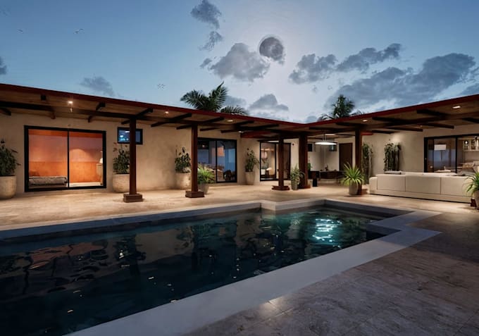 arquitecto con experiencia en diseño, modelos 3d y render