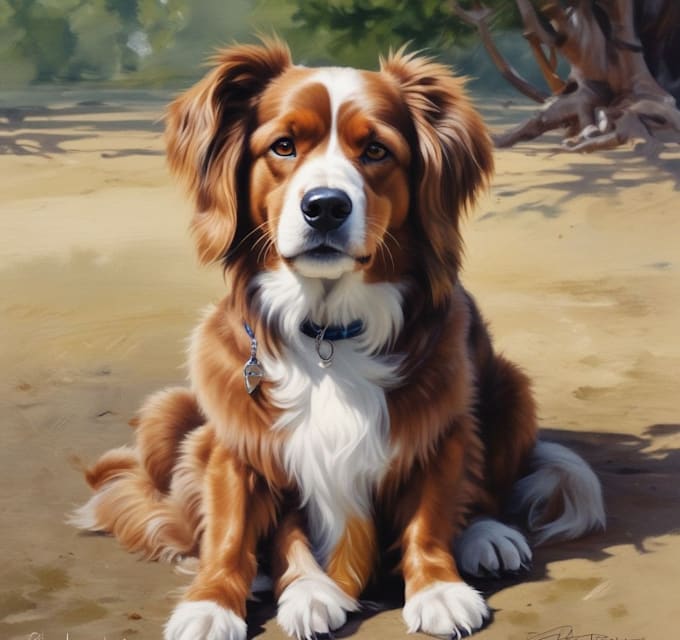 draw disney pet portrait