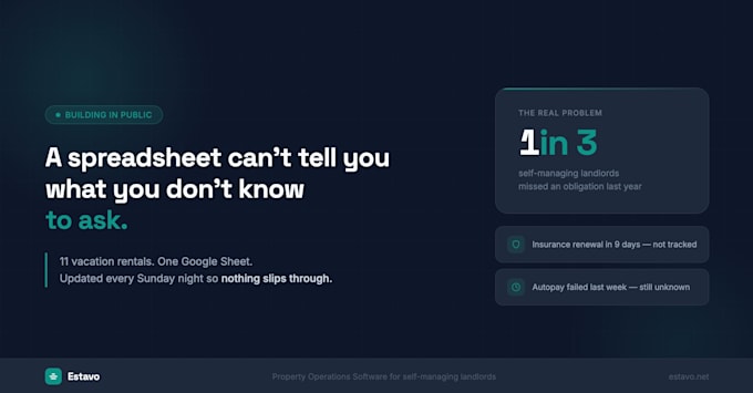 create an automated property mgmt and airbnb track sheet