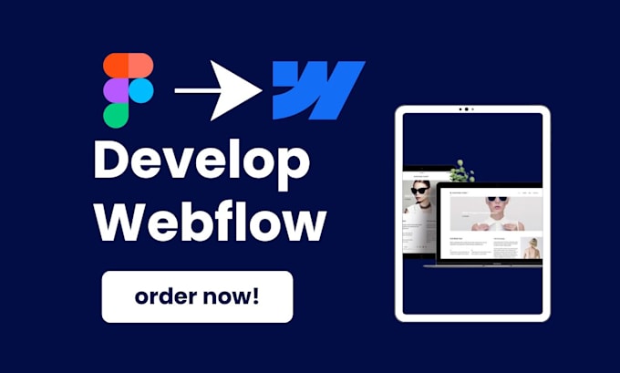 develop a webflow website