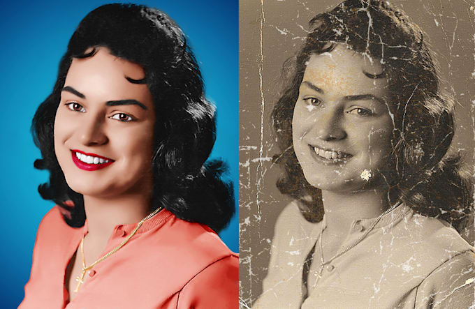 restore, repair, enhance, and retouch your old photos