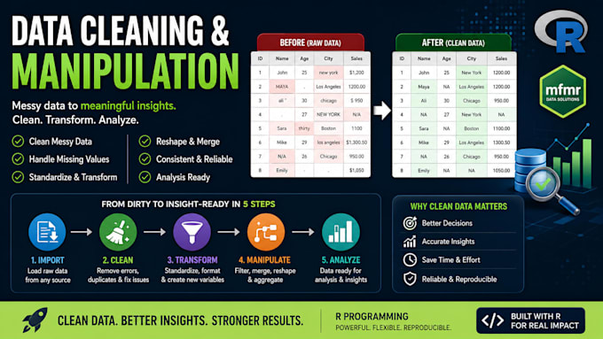 transform your messy data into organized tables