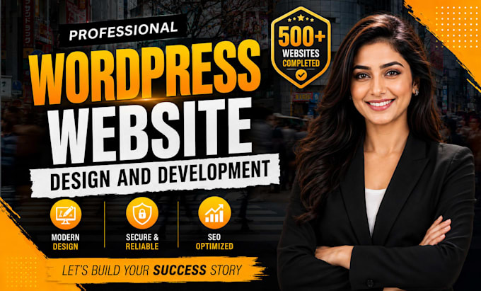 develop a responsive wordpress website, business website or ecommerce store