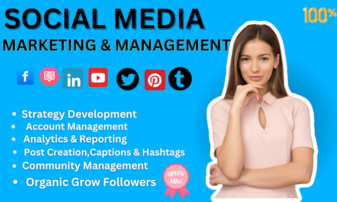 be your social media marketing manager