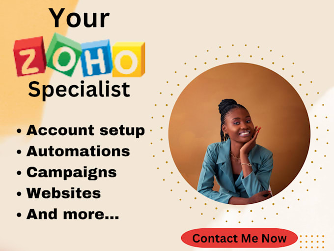 be your zoho one consultant ,developer and trainer
