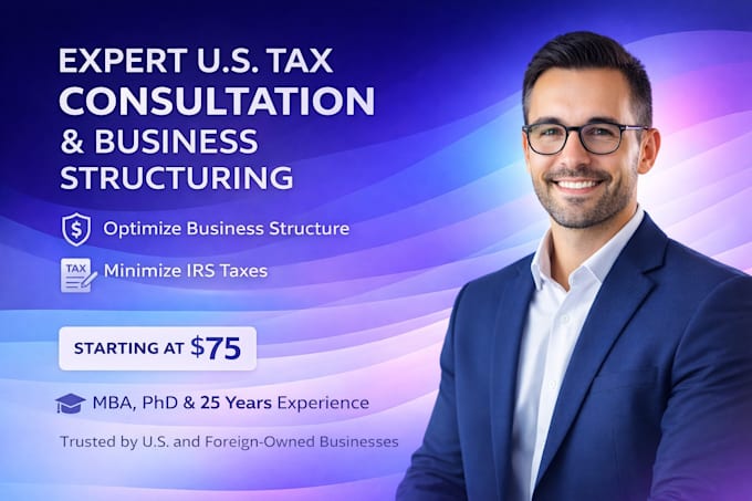 provide expert US tax consultation and business structuring