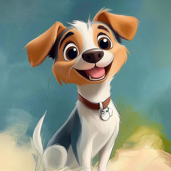 make a unique disney pet portrait