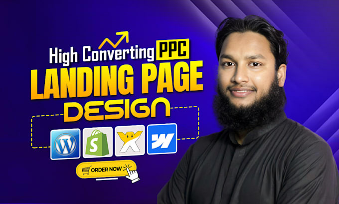 create a high converting PPC landing page for google or facebook ads