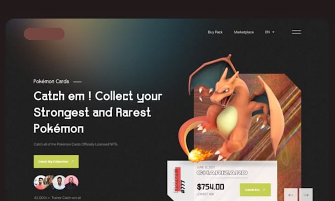 design pokemon store trading card pokemon shopify store trading card website