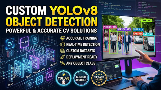 custom yolov8 object detection