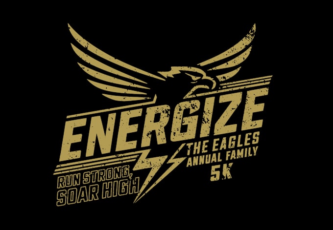 design energize eagles t shirt logo