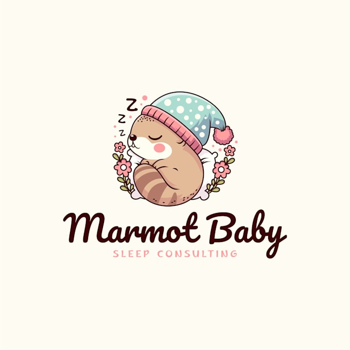 design unique marmot baby logo