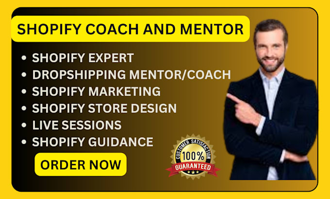 be your dropshipping coach shopify specialist ecommerce mentor