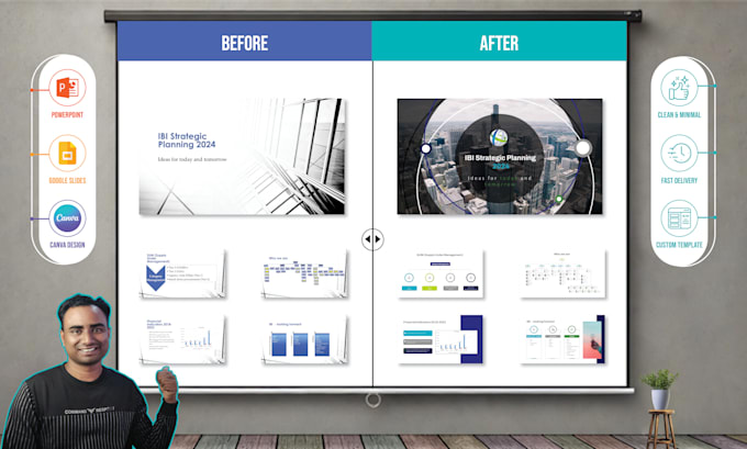 create an exclusive powerpoint template for online coaches