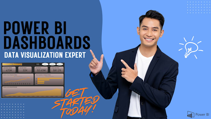 Create power bi dashboards for data visualization experts in business ...