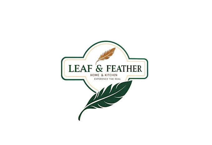 design monogram custom leaf logo for you