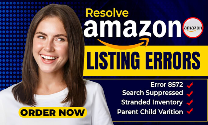 fix amazon listing errors, variations, and suppressed listings