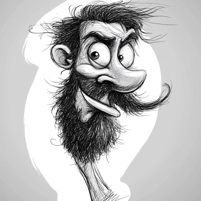 draw a funny caricature