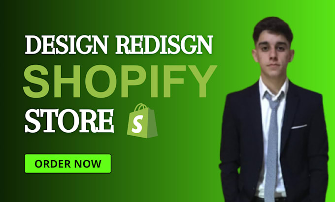 design build or redisign your shopify website store and develop it
