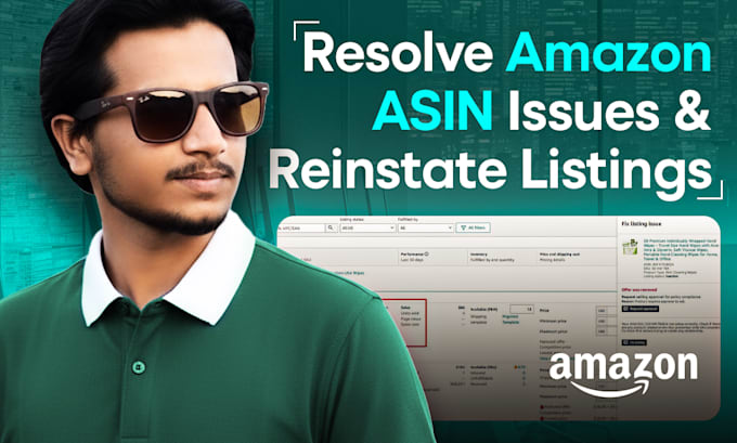 resolve amazon asin issues and listing reinstatement