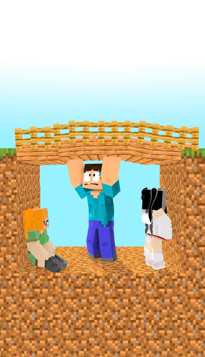 minecraft animations for youtube shorts, tik tok