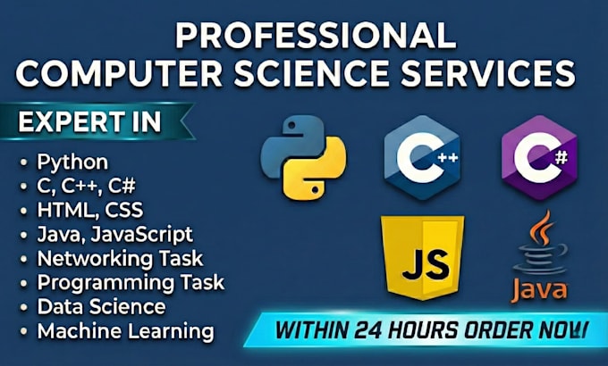 do computer science java, python, cpp programming task and computer science task