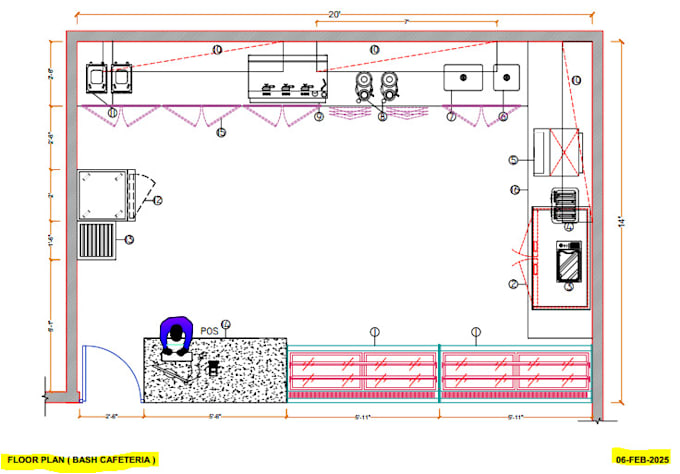 do commercial kitchen restaurant floor plan cafe bar drawing