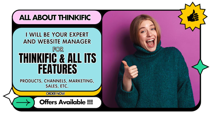 migrate to thinkific, create online course website on thinkific manage thinkific