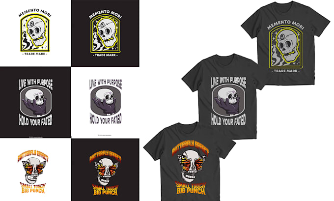 create retro tshirt design for brands